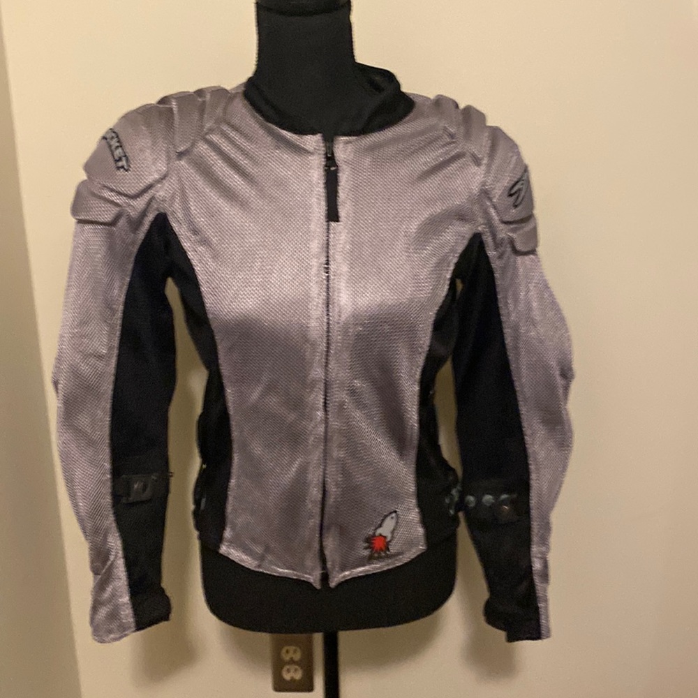Joe Rocket motorcycle jacket mesh with back, elbow, shoulder pads
